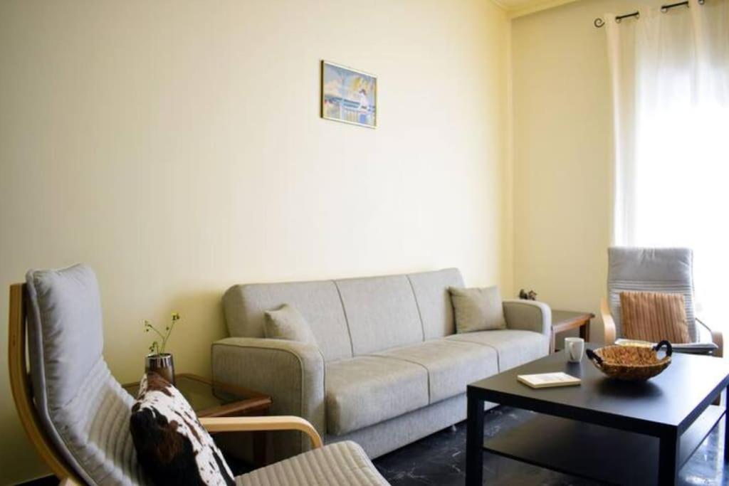 Marble Cool 2-Bedroom Down Town Yard House Kíssamos Esterno foto